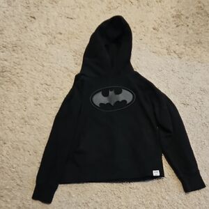 GAP Black Kids Hoodie with Batman Logo Kids XL